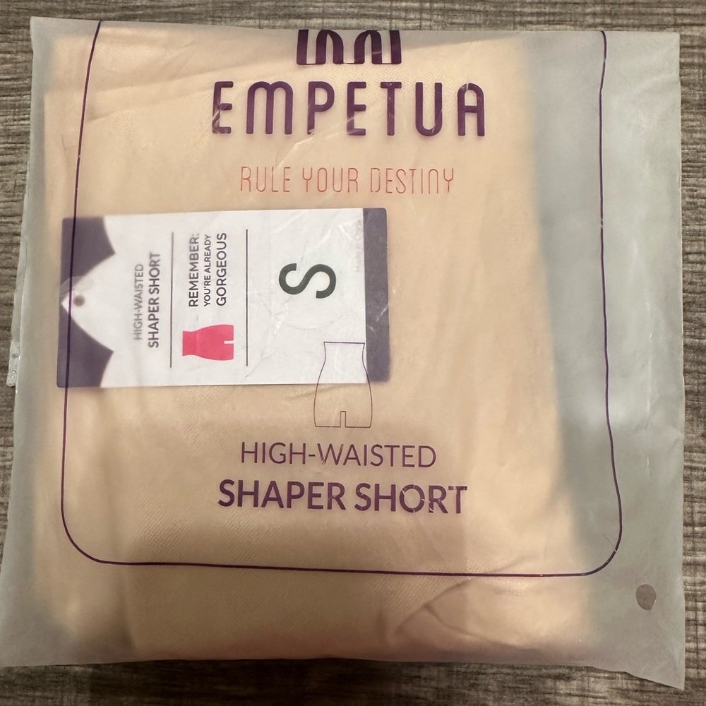 Empetua shapewear - nude color - size small “high-waisted shaper short”